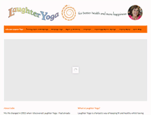 Tablet Screenshot of laughteryoga.co.uk